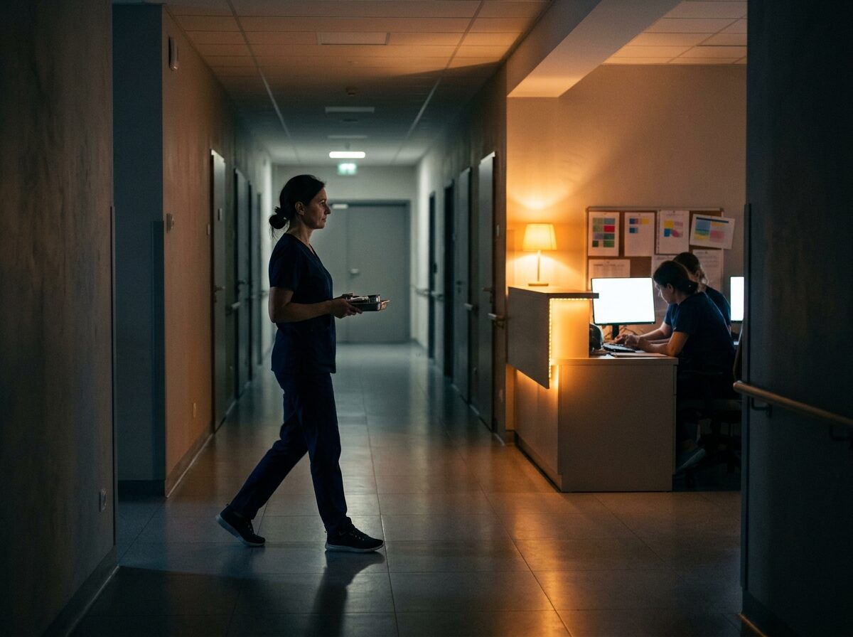 Nocny dyżur na oddziale szpitalnym