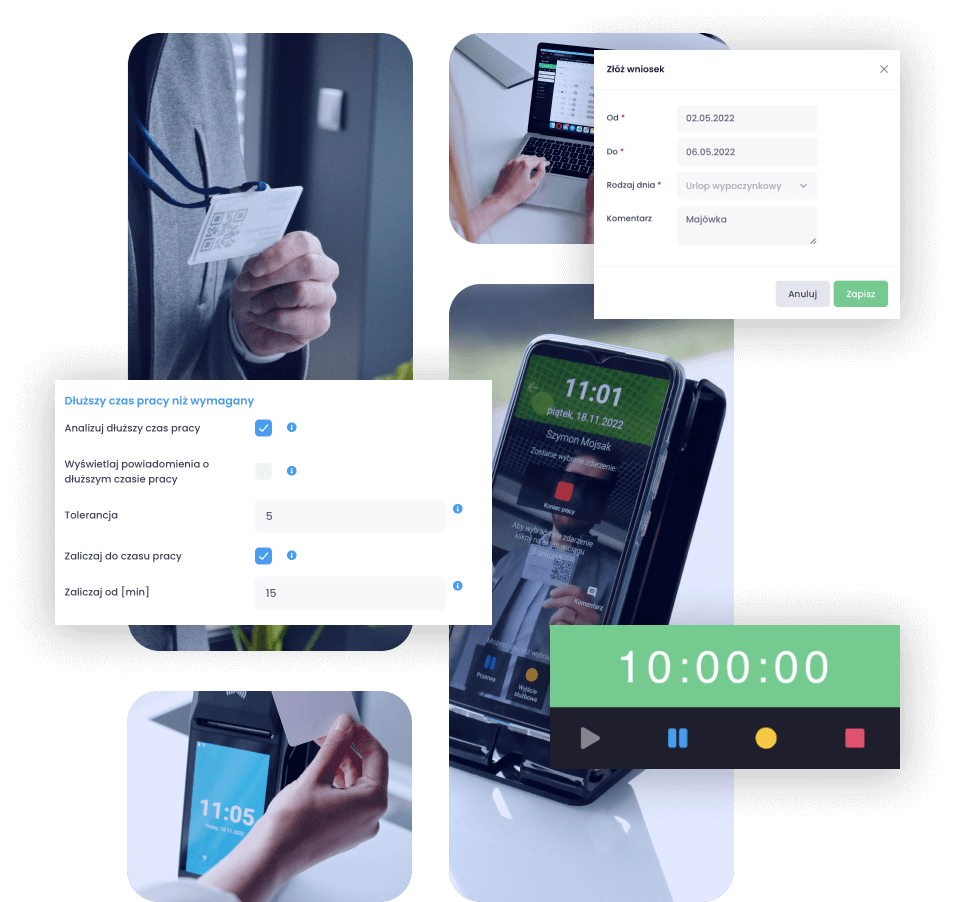 Nowoczesny system do rejestracji czasu pracy online